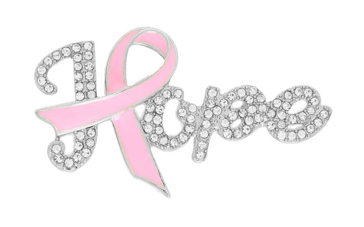 Breast Cancer Awareness Brooch