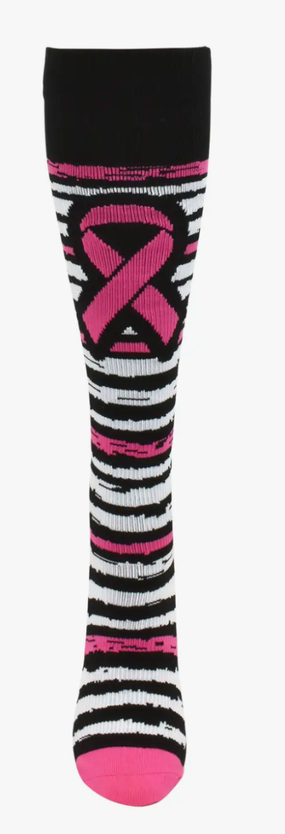 Breast Cancer Awareness Compression Socks