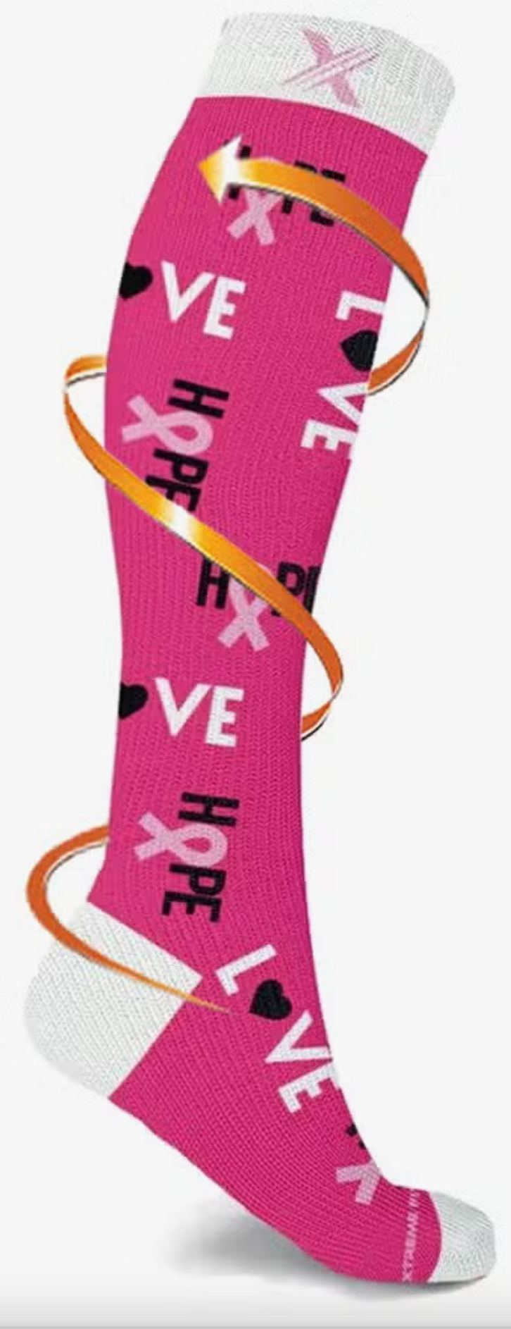 Breast Cancer Awareness Compression Socks